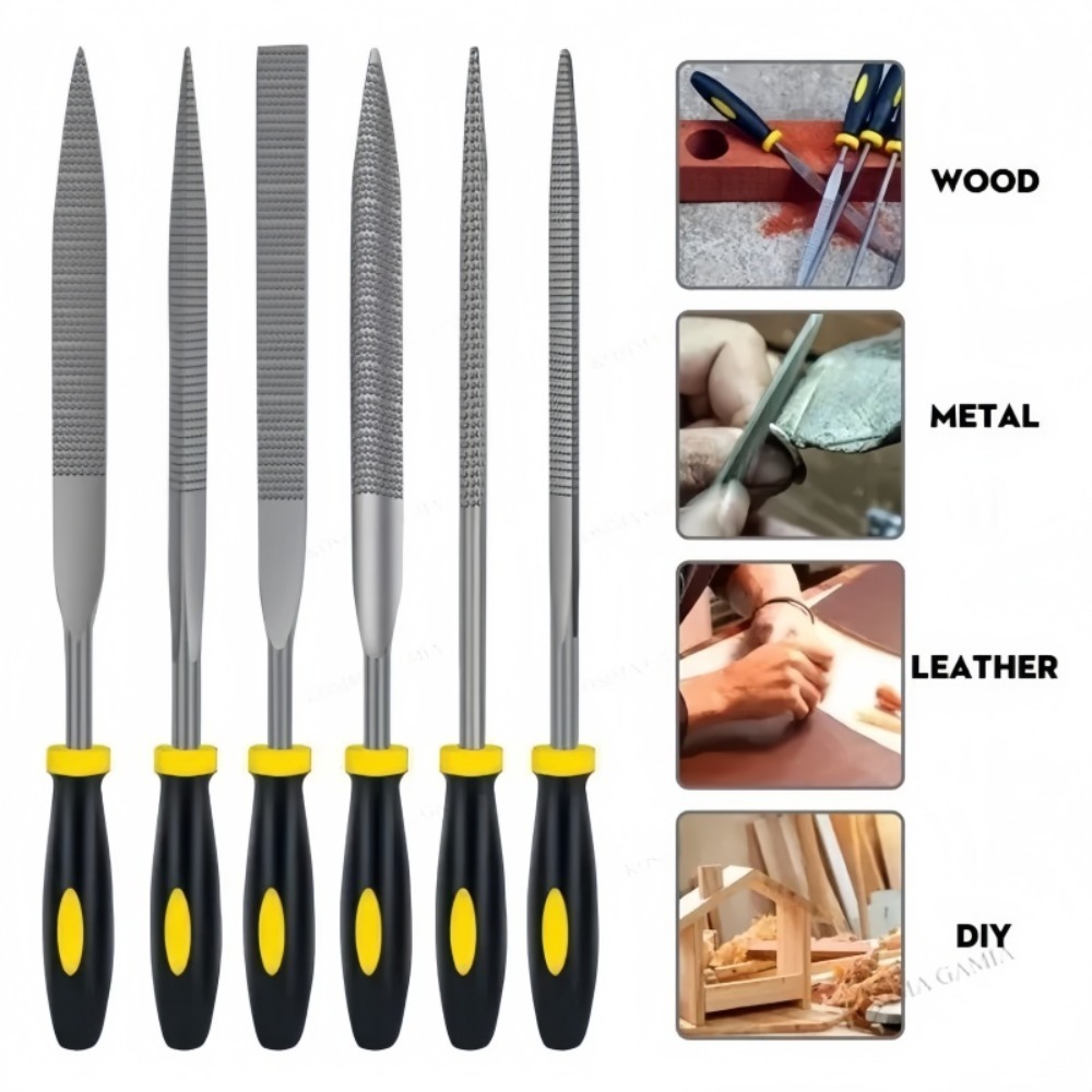 Woodworking Rasps And Files - Professional Needle File Metal Set Anti