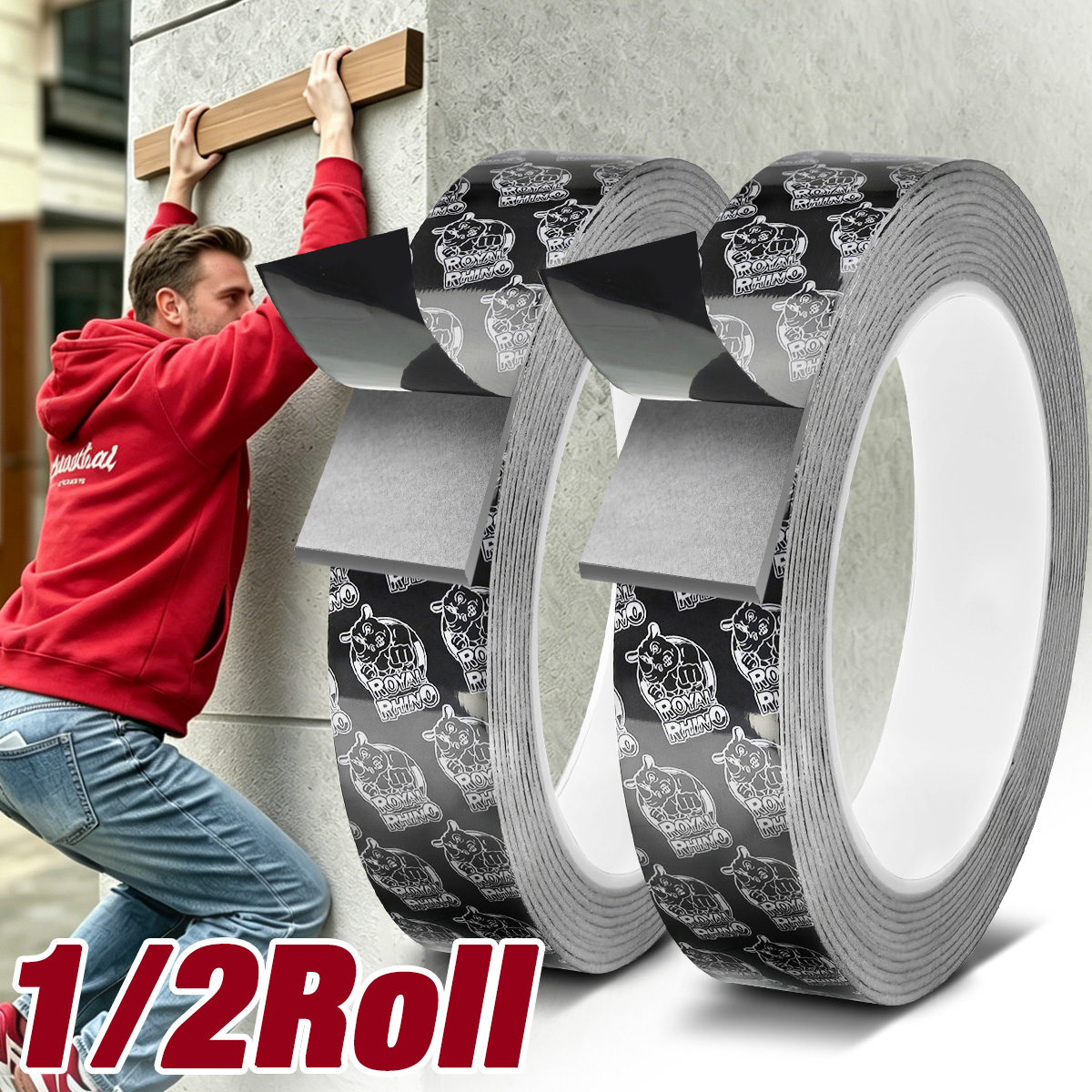 Woodworking Mask - Double Sided Adhesive Tape, High Viscosity
