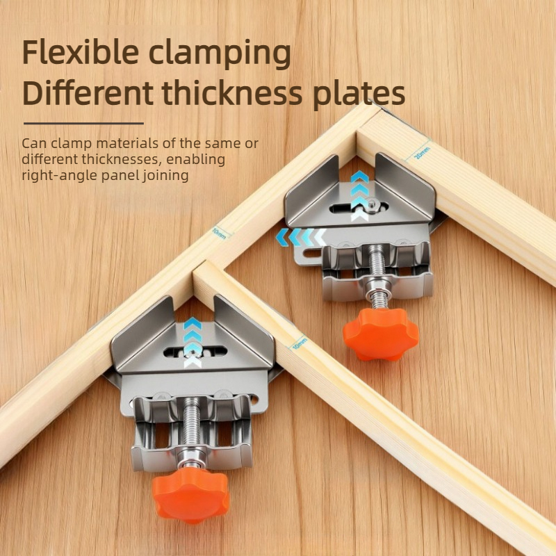Woodworking Z Clips - Stainless steel open/closed angle clamp, woodworking