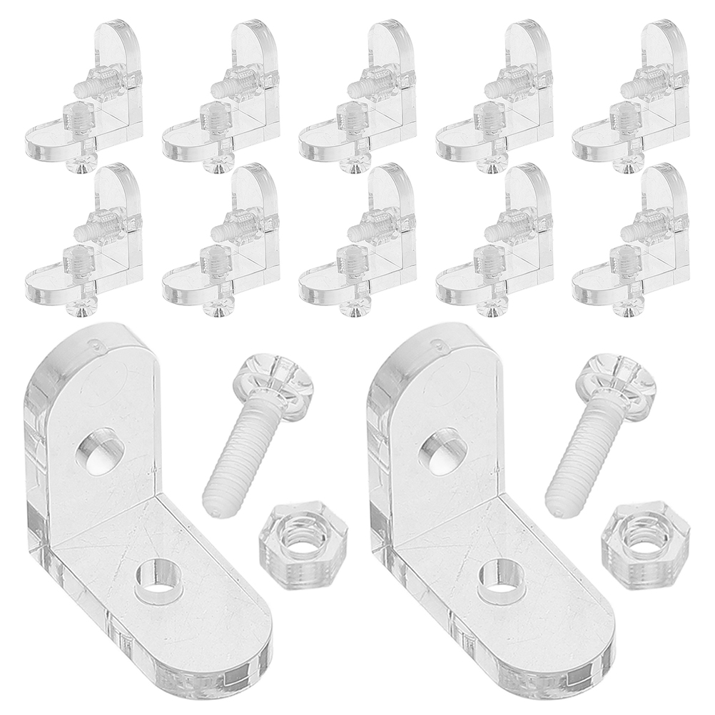 Woodworking Box - 15Pcs Clear Acrylic L Shape Corner