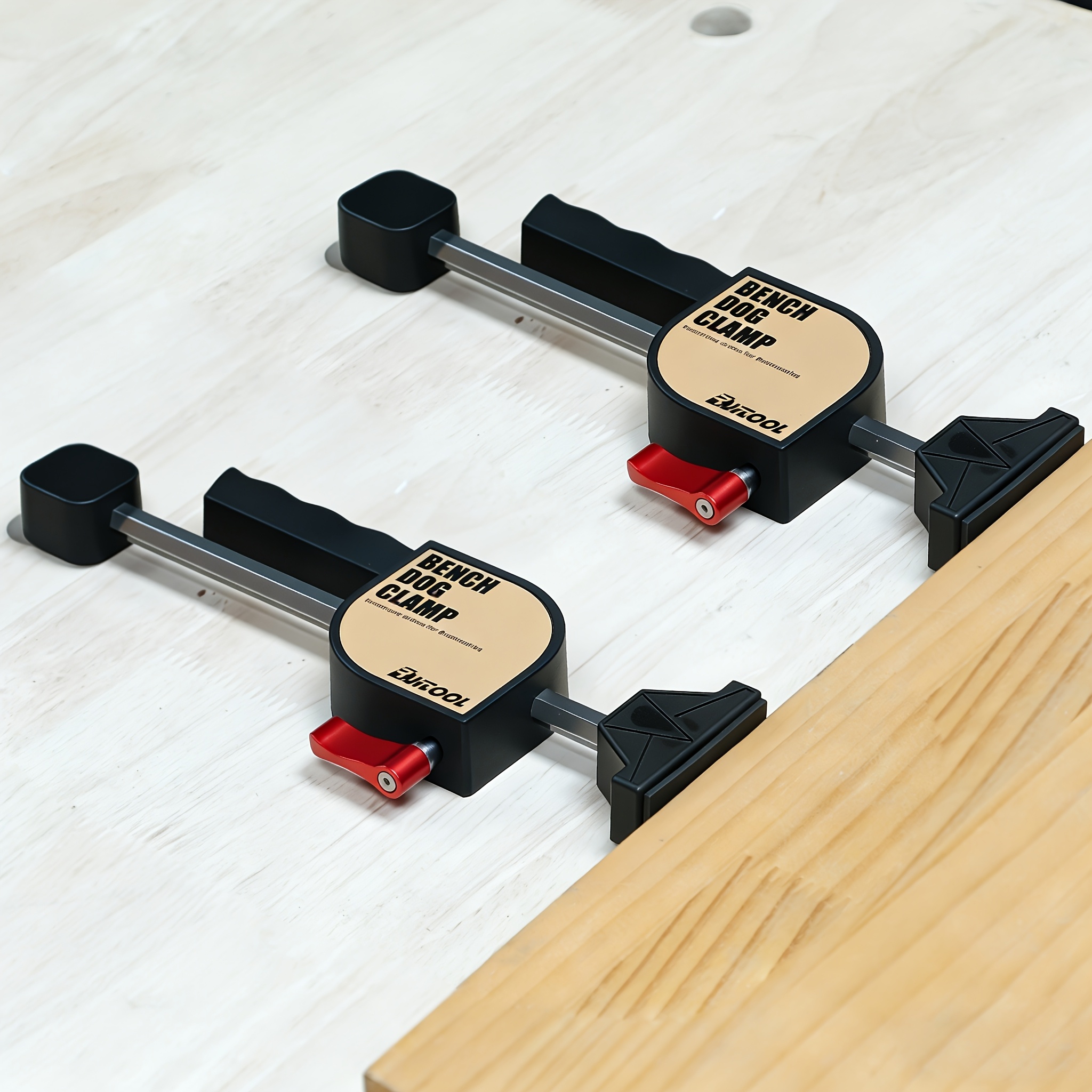 Woodworking Z Clips - Workbench Dog Holes Set, 19/20mm Fast