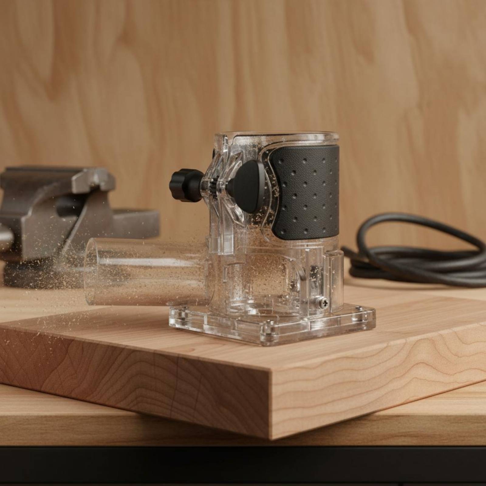 Transparent Router Dust Hood T - Woodworking Router recensione e prezzo