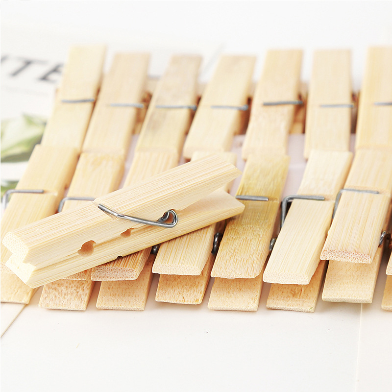 20Pcs Natural Bamboo Clothes P - Woodworking Z Clips recensione e prezzo