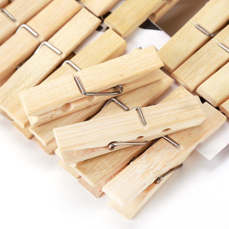 20Pcs Natural Bamboo Clothes P - Woodworking Z Clips recensione e prezzo