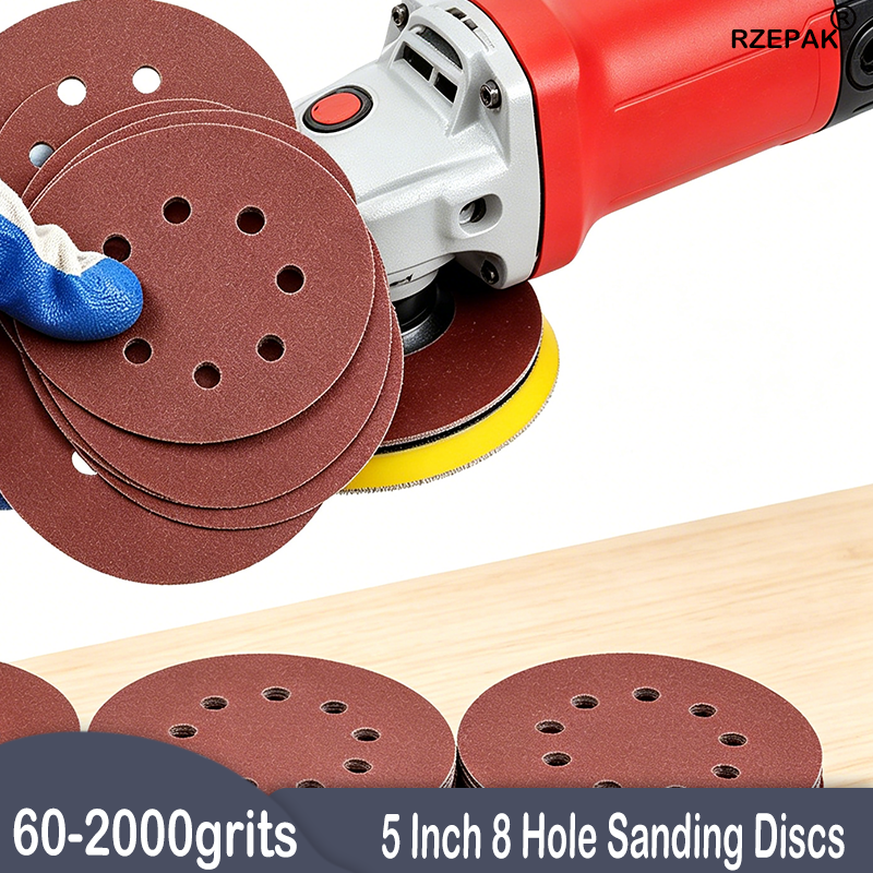 8 Hole 125mm Sandpaper Woodwor - Woodworking Tools recensione e prezzo