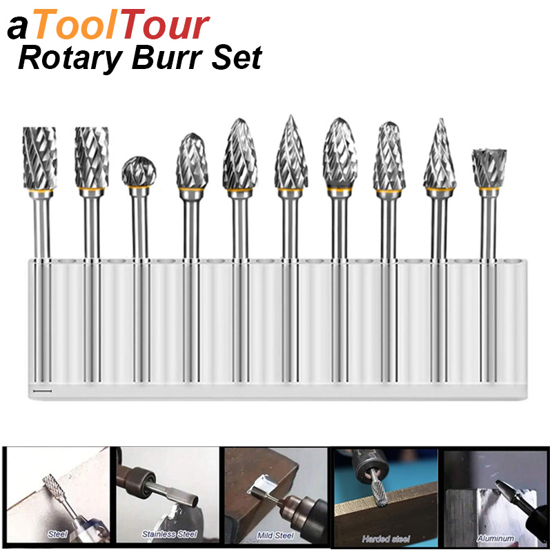 Tungsten Carbide Burr Set Bear - Woodworking Rasps And Files recensione e prezzo