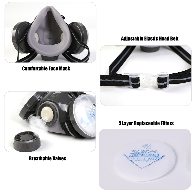 New Anti Dust Mask Full Face R - Woodworking Mask recensione e prezzo