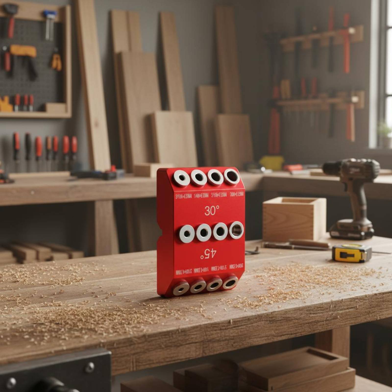 30 45 Degree Drill Guide Alumi - Woodworking Jig recensione e prezzo