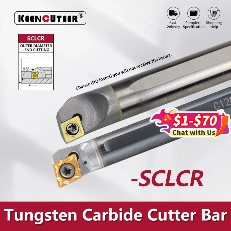 Tungsten Carbide SCLCR06 SCLCR - Parting Tool Lathe recensione e prezzo