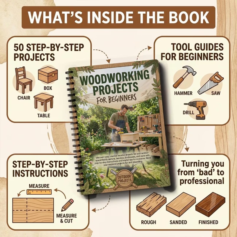 Woodworking Projects for Begin - Woodworking Ideas For Adults recensione e prezzo