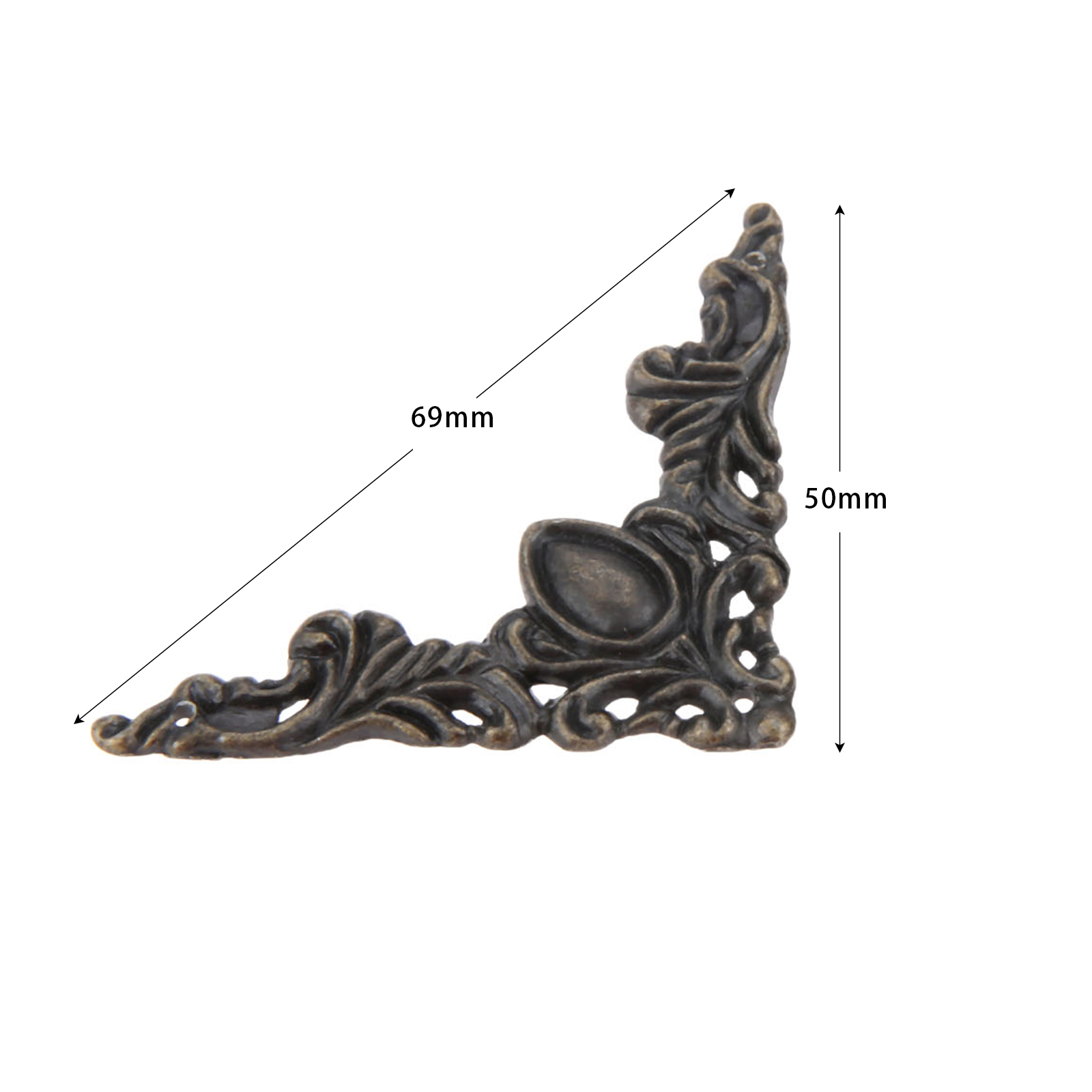 4Pcs Antique Bronze Decorative - Woodworking Box recensione e prezzo