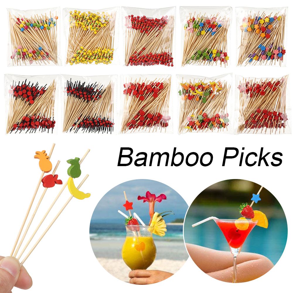 100Pcs Disposable Bamboo Picks - Woodworking School recensione e prezzo