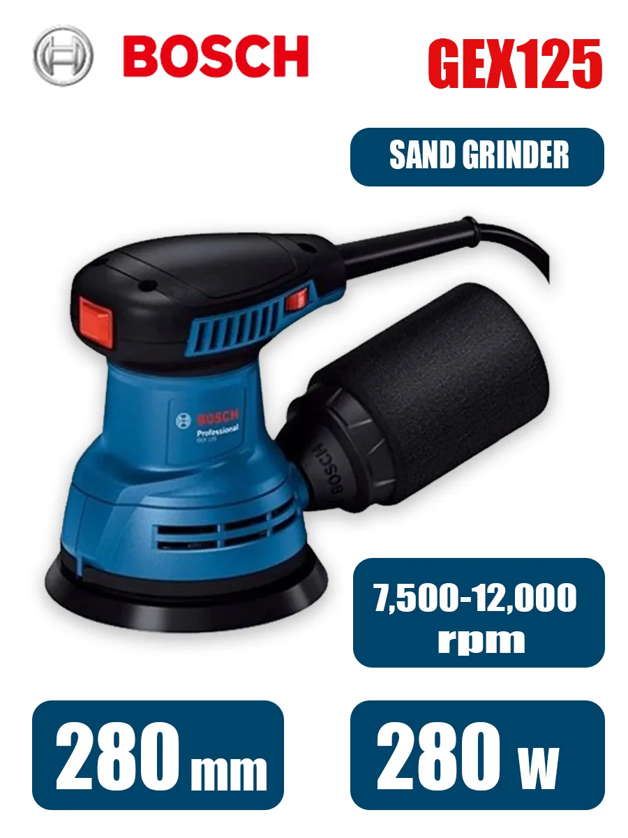 Bosch GEX125 280W Multifunctio - Woodworking Machines recensione e prezzo