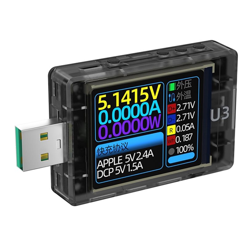 A03F-USB Tester U3 3.1 PD Deco - Woodworking Qc recensione e prezzo