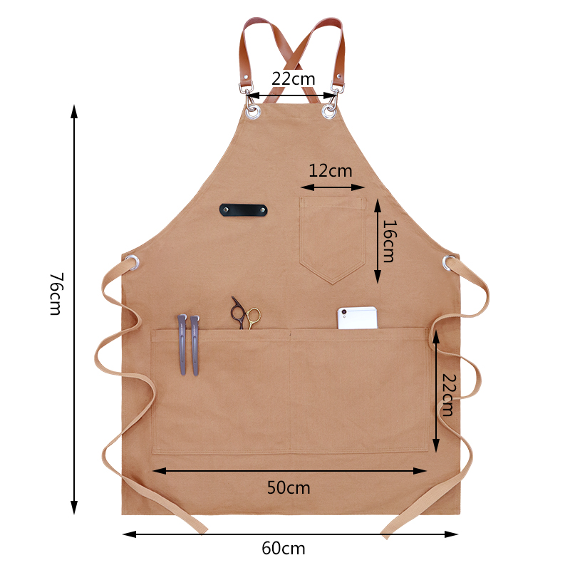 Durable Thickened Canvas Apron - Woodworking Overalls recensione e prezzo