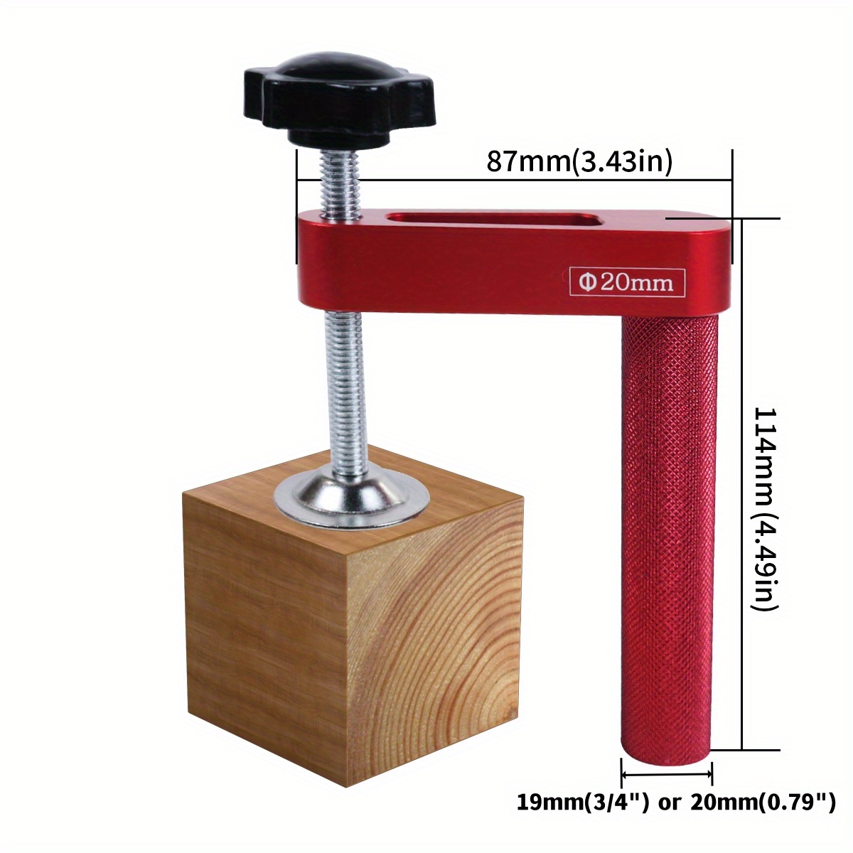 1pc 19mm/20mm Dog Hole Clamp W - Woodworking Z Clips recensione e prezzo