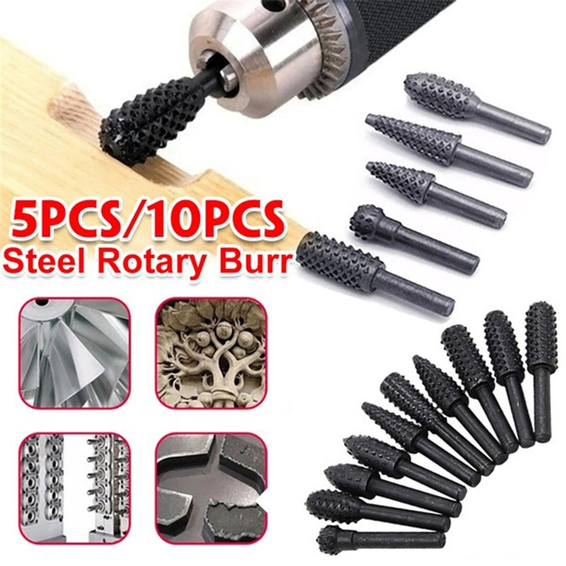 5PCS/10PCS 6mm Shank Rotary Bu - Woodworking Rasps And Files recensione e prezzo