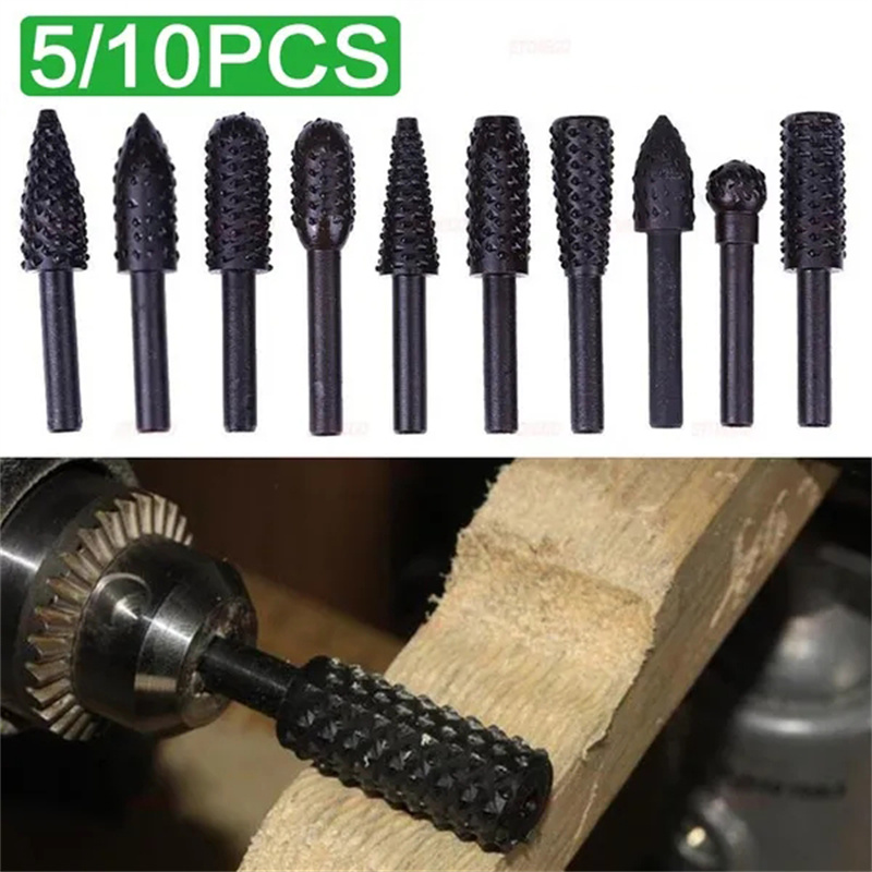 5PCS/10PCS 6mm Shank Rotary Bu - Woodworking Rasps And Files recensione e prezzo