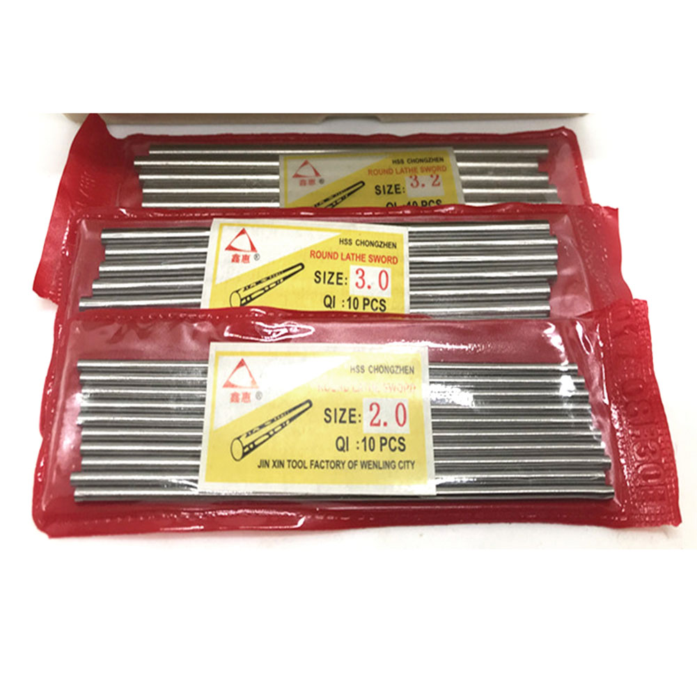 10pcs Round Bar Straight Shank - Parting Tool Lathe recensione e prezzo