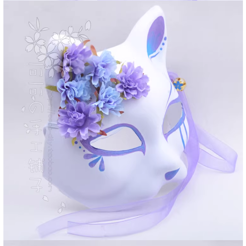 Antique Hanfu Fox Cat Mask Han - Woodworking Mask recensione e prezzo