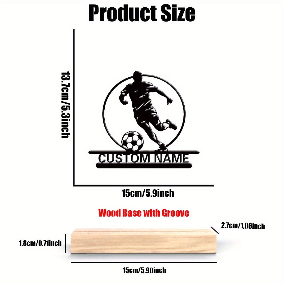 Custom Soccer Player Metal Sta - Woodworking School recensione e prezzo