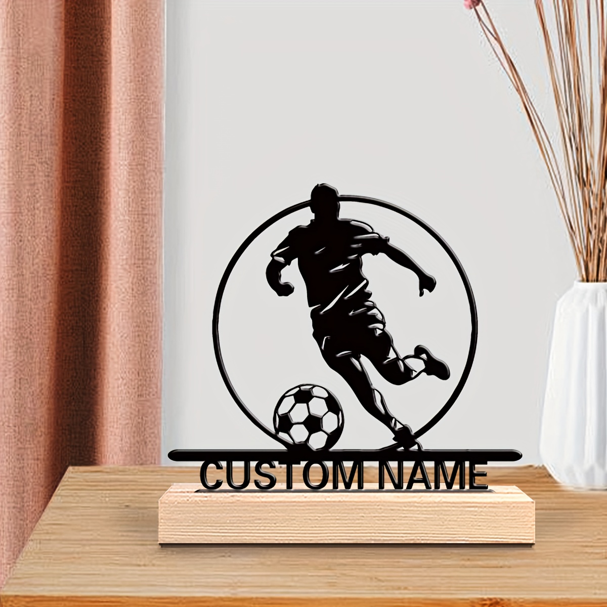 Custom Soccer Player Metal Sta - Woodworking School recensione e prezzo