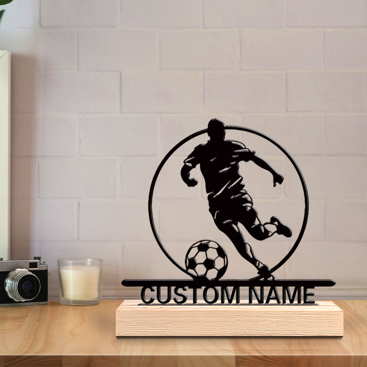 Custom Soccer Player Metal Sta - Woodworking School recensione e prezzo