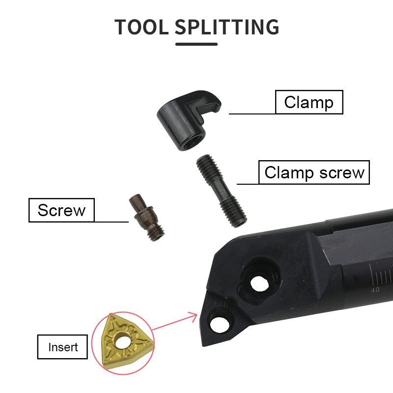 1pc S16Q-MWLNR08 S20R-MWLNR08  - Parting Tool Lathe recensione e prezzo