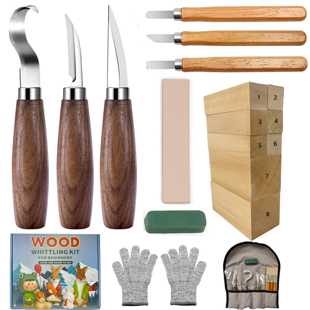 Carving Knife Gift Box Set 21- - Woodworking Box recensione e prezzo
