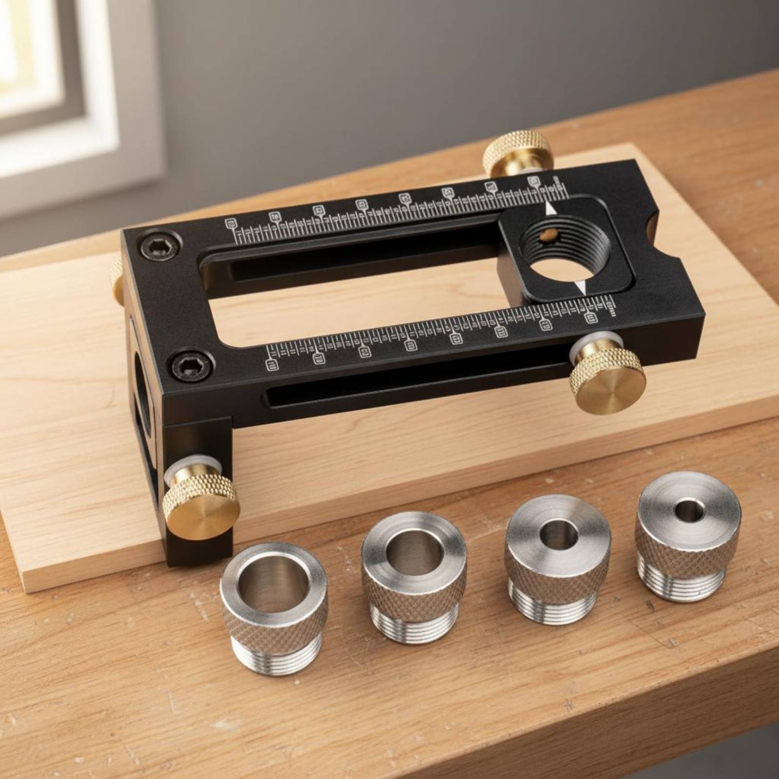 Adjustable Drilling Guide Meas - Woodworking Jig recensione e prezzo
