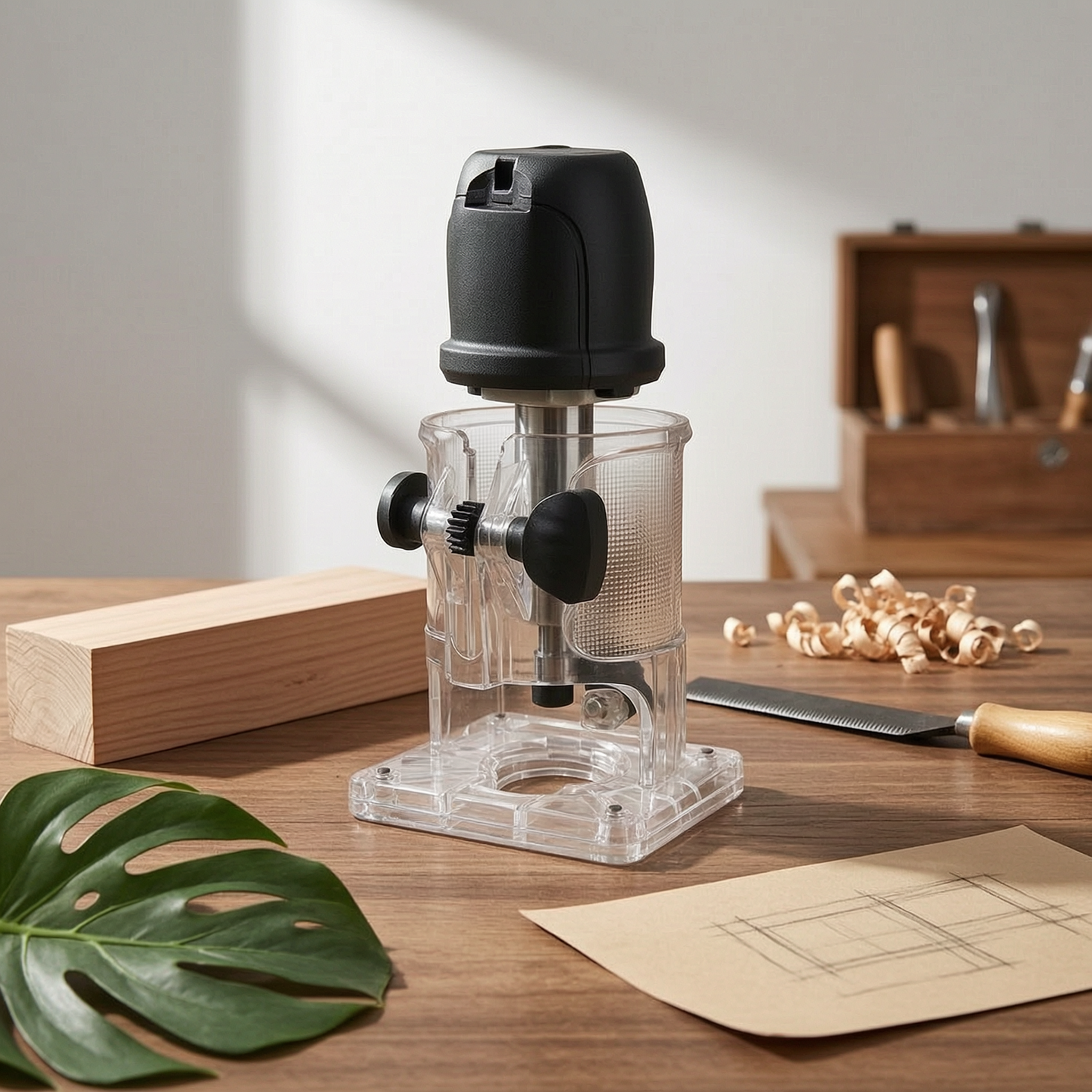 Transparent Trimmer Router Gua - Woodworking Router recensione e prezzo
