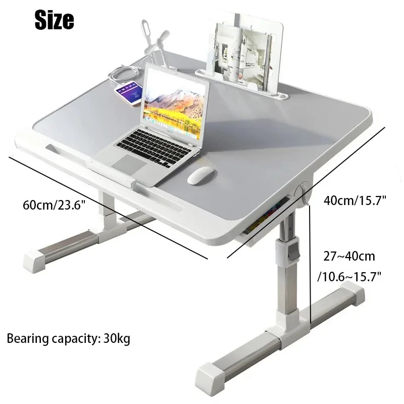 Laptop Bed Tray Table Adjustab - Woodworking School recensione e prezzo