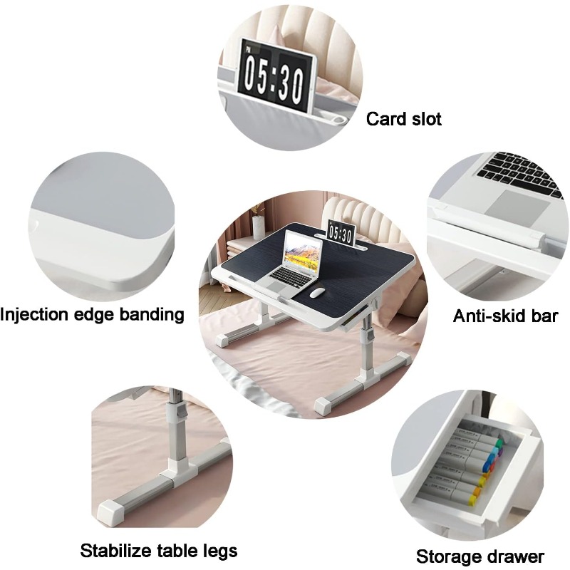 Laptop Bed Tray Table Adjustab - Woodworking School recensione e prezzo