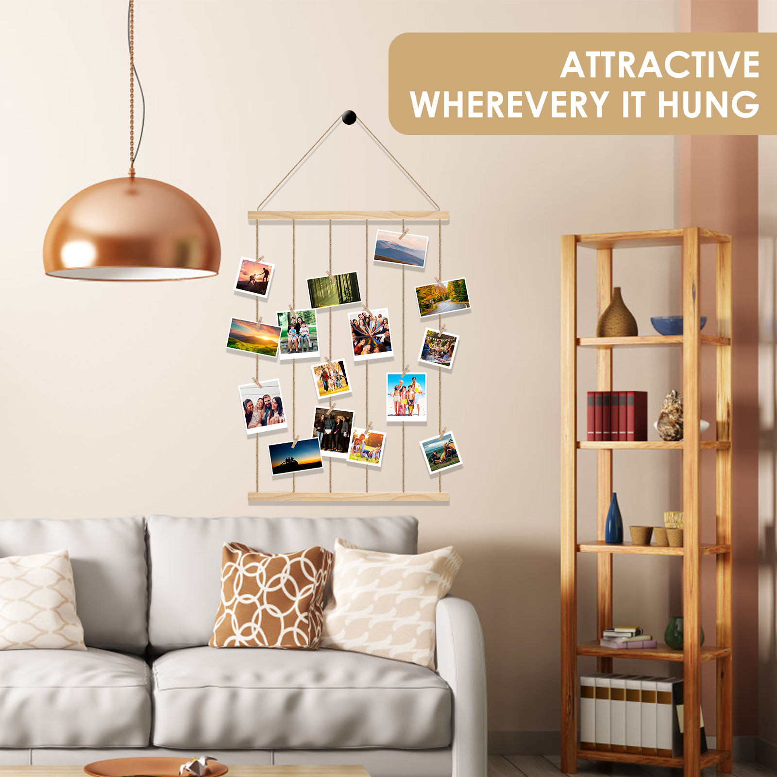 DIY Craft Hanging Photo Displa - Woodworking Z Clips recensione e prezzo