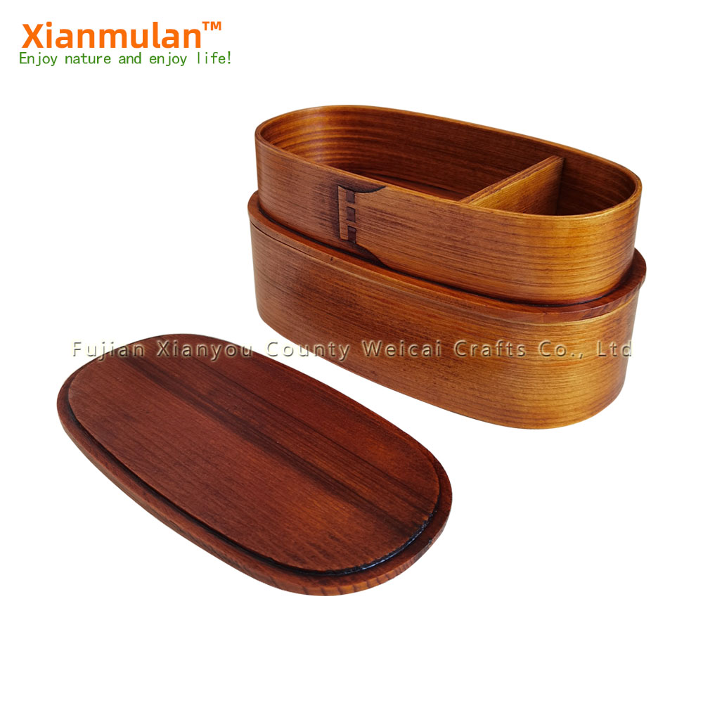 Natural Wooden Bento Box Squar - Woodworking Box recensione e prezzo