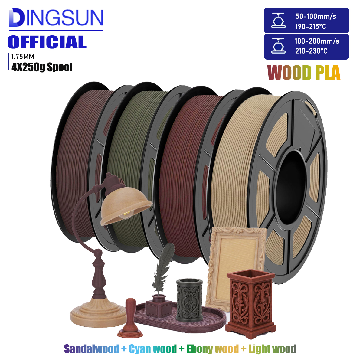 1.75mm Wood PLA 3D Printing Fi - Woodworking Vacuum Press recensione e prezzo