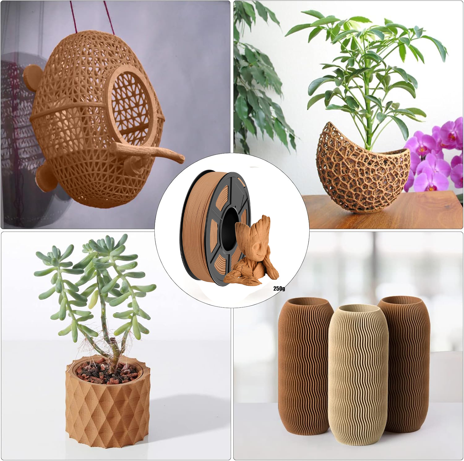1.75mm Wood PLA 3D Printing Fi - Woodworking Vacuum Press recensione e prezzo