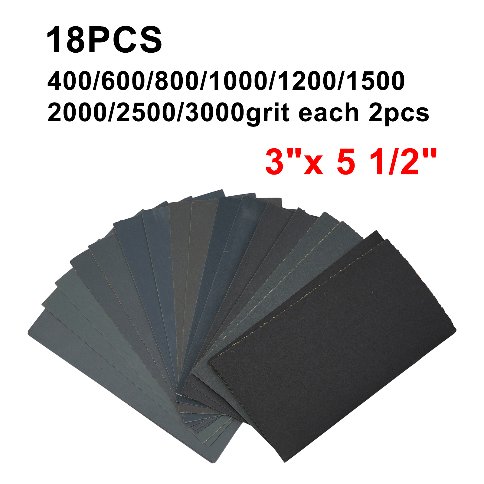 18pc Sandpaper 400-3000grit Sa - Woodworking Tools recensione e prezzo