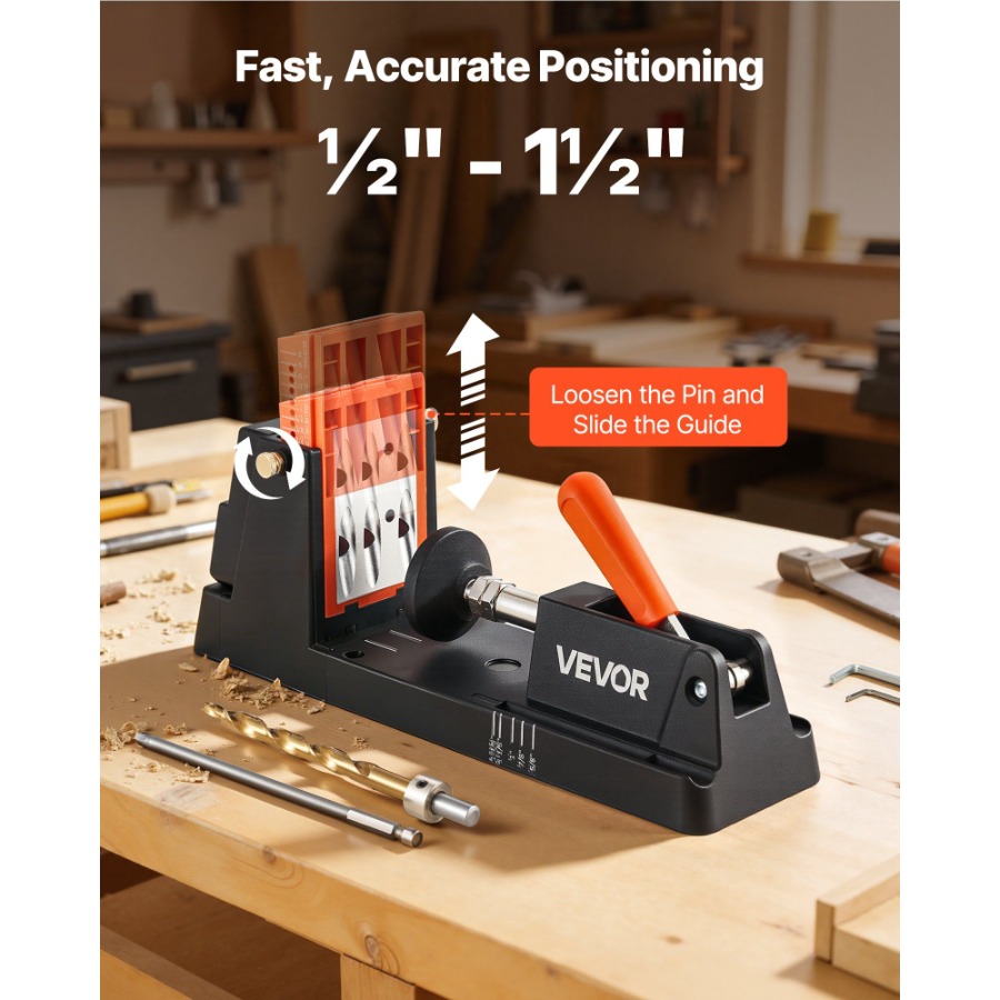 Pocket Hole Jig Kit 1/2 to 1-1 - Woodworking Jig recensione e prezzo