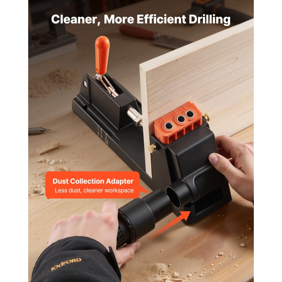Pocket Hole Jig Kit 1/2 to 1-1 - Woodworking Jig recensione e prezzo