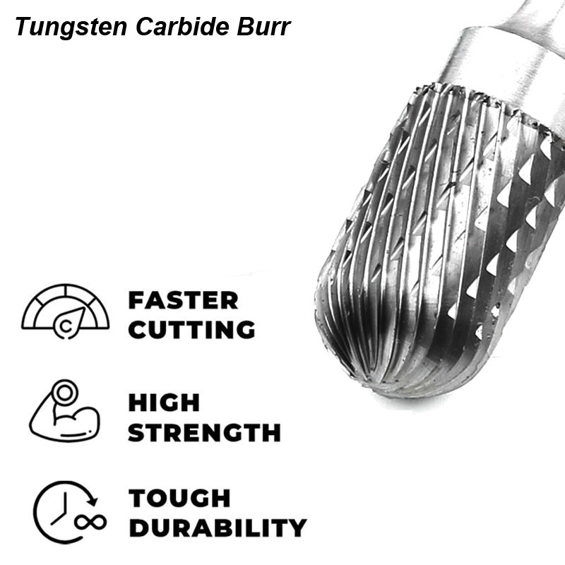 Tungsten Carbide Burrs Set 6mm - Woodworking Rasps And Files recensione e prezzo