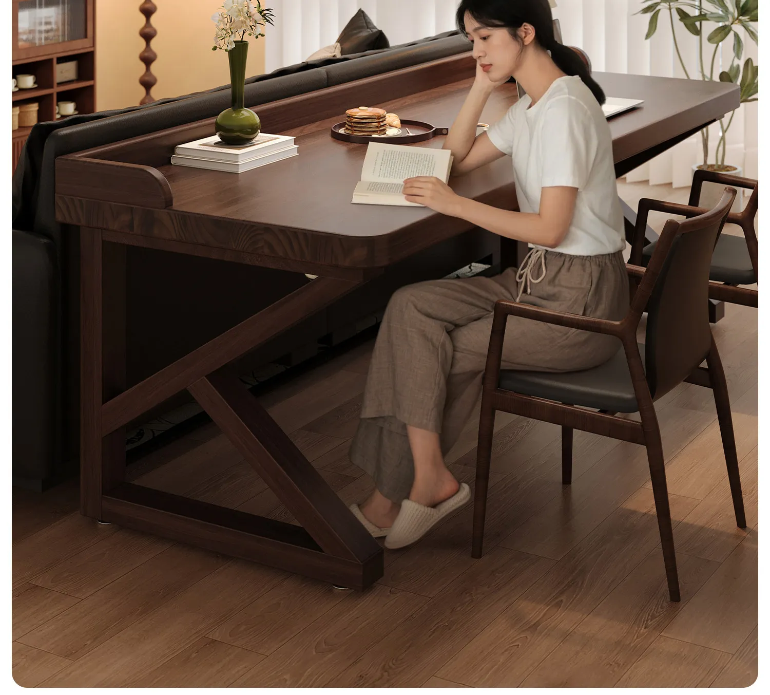 Solid Wood Desk,NZ Pine K-Leg  - Woodworking School recensione e prezzo