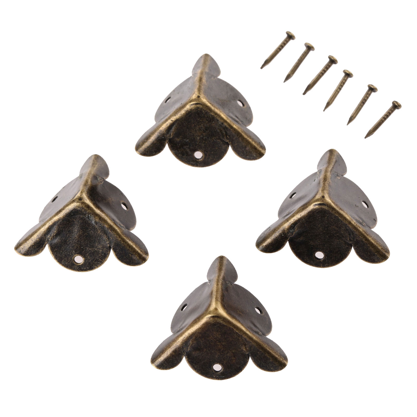 4Pcs Antique Corner Bracket Je - Woodworking Box recensione e prezzo