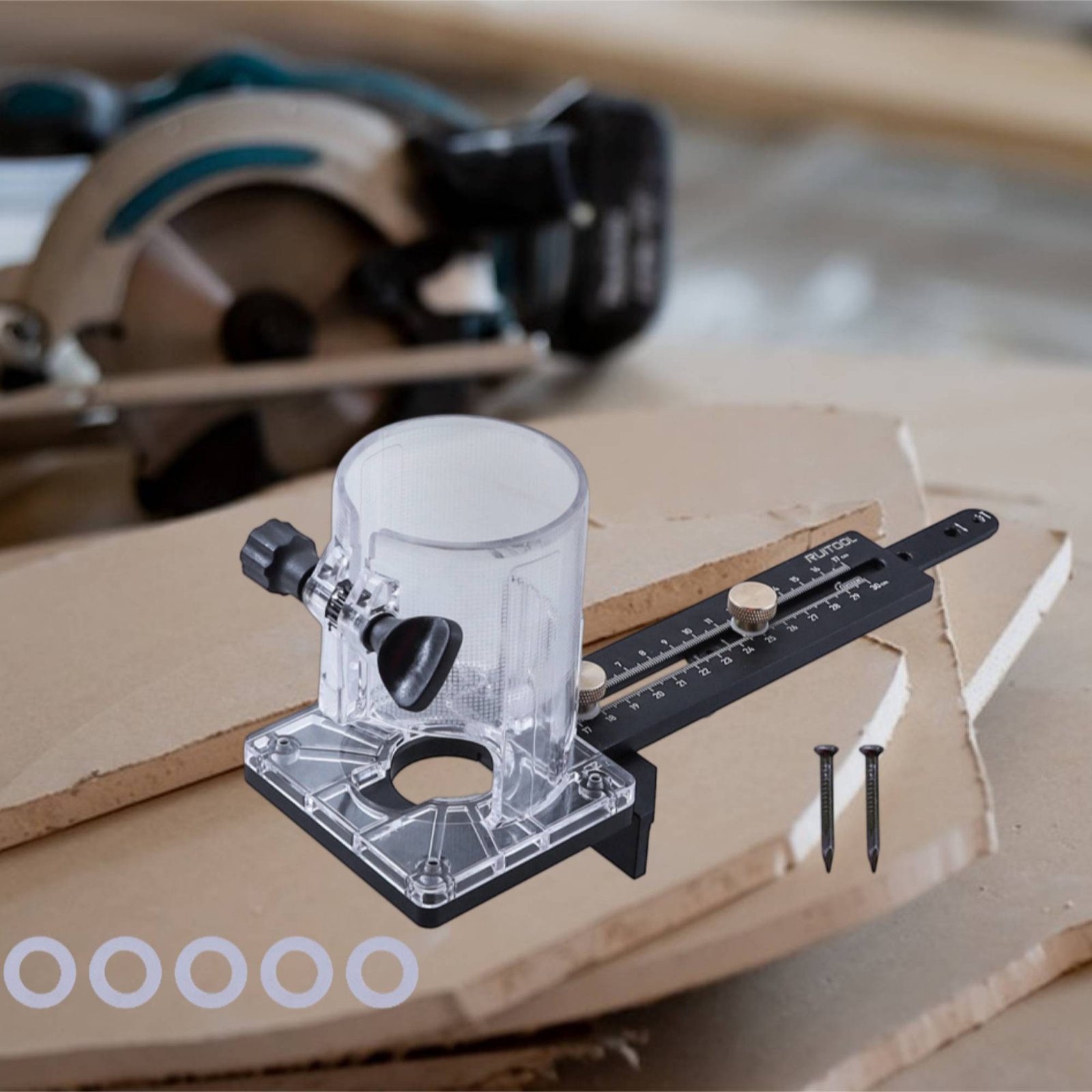 Router Circle Cutting Jig Mult - Woodworking Jig recensione e prezzo