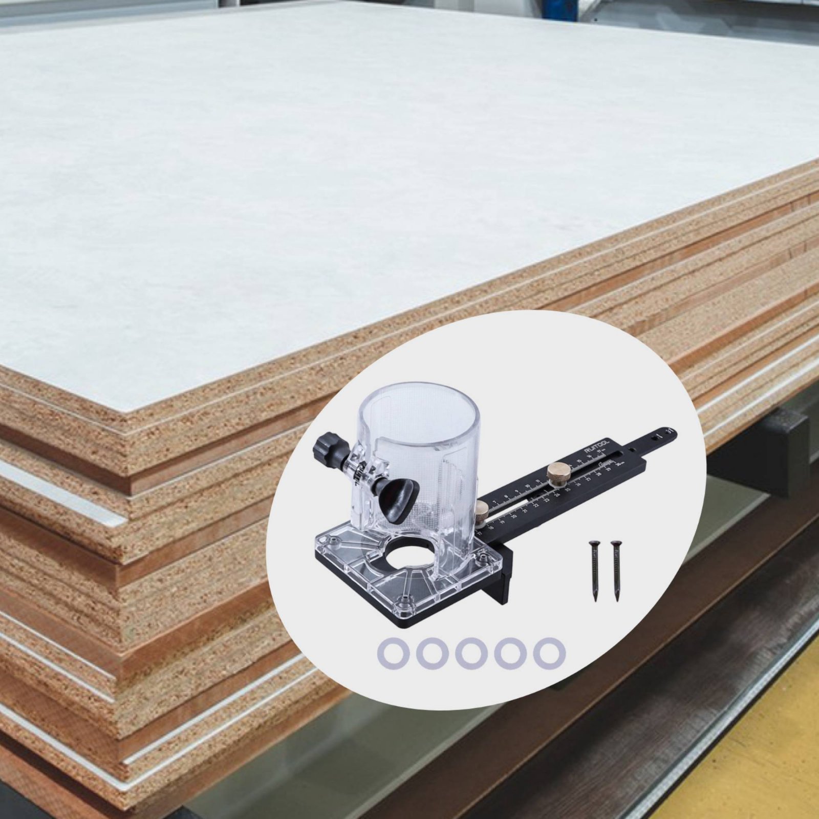 Router Circle Cutting Jig Mult - Woodworking Jig recensione e prezzo