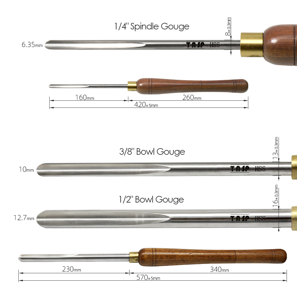 TASP HSS Woodturning Tools 1/2 - Parting Tool Lathe recensione e prezzo